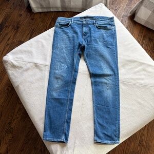 Hugo Boss Candiani finest Italian Fabric stretch blue Jeans 38x30